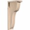 Ekena Millwork Carmel Smooth Corbel w/Backplate, Douglas Fir, 5 1/2"W x 10"D x 22"H COR06X10X22CAR01SDF - alternate 1